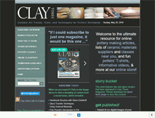 Tablet Screenshot of claytimes.com